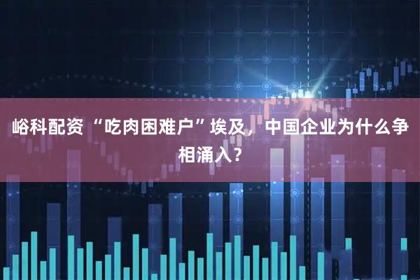 峪科配资 “吃肉困难户”埃及，中国企业为什么争相涌入？